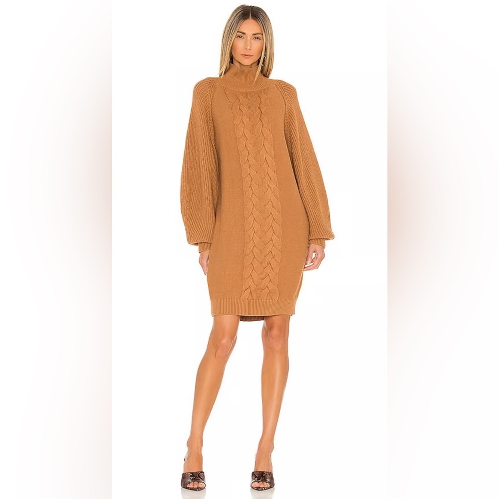 Brown Cable Knit Sweater